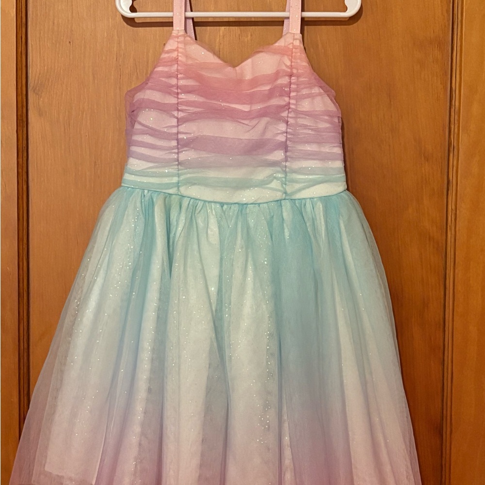 Cat & Jack Pink and Blue Ombre Kids Dress